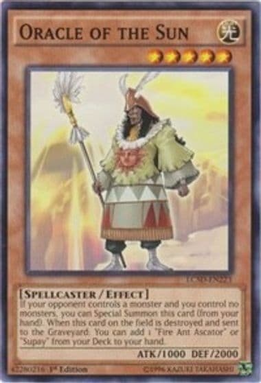 Oracle of the Sun Legendary Collection 5D's Yu-Gi-Oh! card