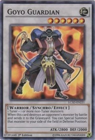 Goyo Guardian Legendary Collection 5D's Yu-Gi-Oh! card