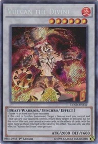 Vulcan the Divine Legendary Collection 5D's Yu-Gi-Oh! card
