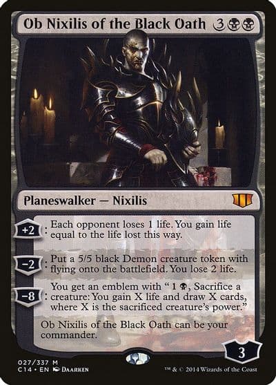 Ob Nixilis of the Black Oath Commander 2014 Magic card