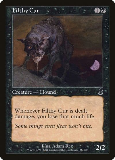 Filthy Cur Odyssey Magic card