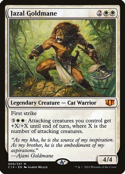 Jazal Goldmane Commander 2014 Magic card