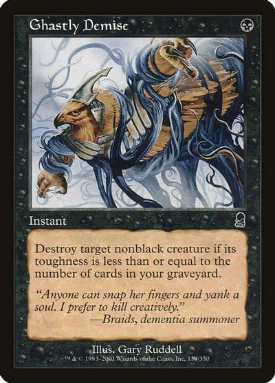 Ghastly Demise Odyssey Magic card