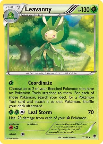 Leavanny XY - Phantom Forces Pokemon card