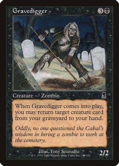 Gravedigger Odyssey Magic card
