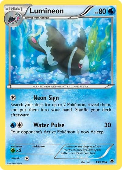 Lumineon XY - Phantom Forces Pokemon card