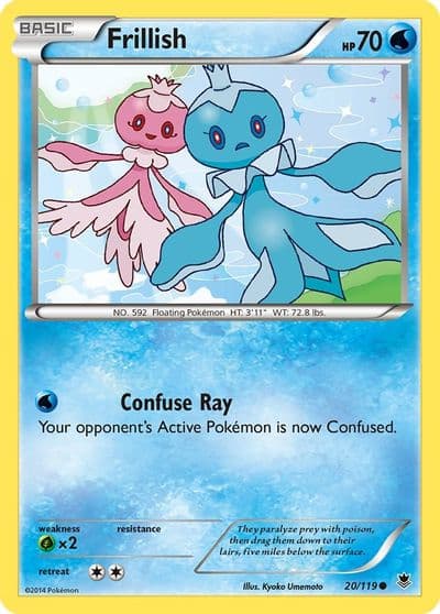 Frillish XY - Phantom Forces Pokemon card