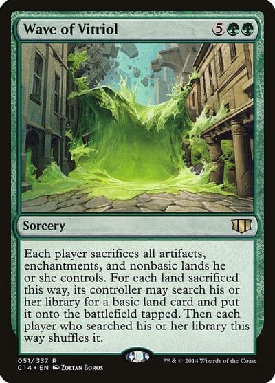 Wave of Vitriol Commander 2014 Magic card