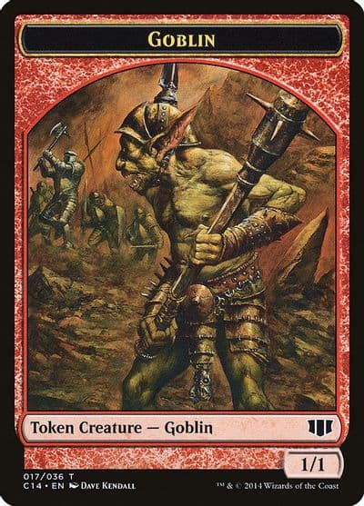 Goblin Goat Double Sided Token Commander 2014 Magic card