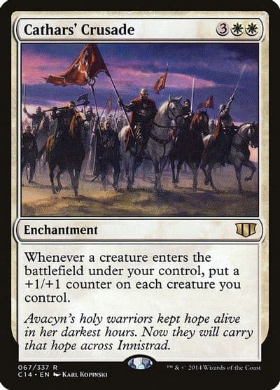 Cathars Crusade Commander 2014 Magic card