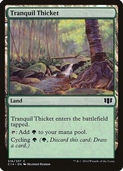 Tranquil Thicket Commander 2014 Magic card