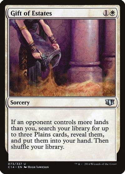 Gift of Estates Commander 2014 Magic card