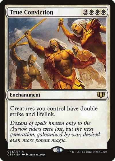 True Conviction Commander 2014 Magic card