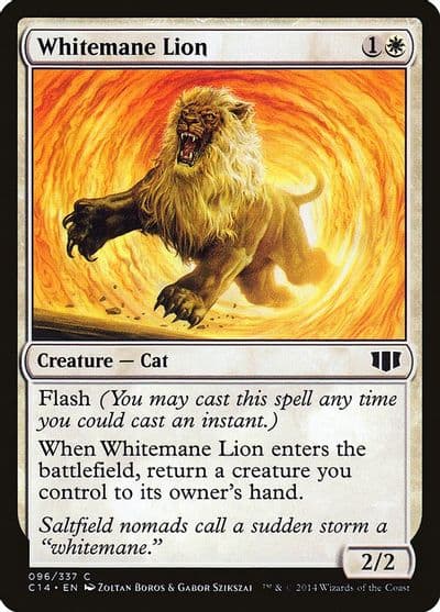 Whitemane Lion Commander 2014 Magic card