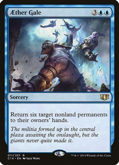 Aether Gale Commander 2014 Magic card