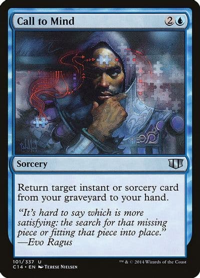 Call to Mind Commander 2014 Magic card