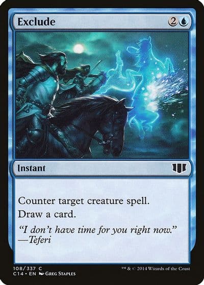 Exclude Commander 2014 Magic card