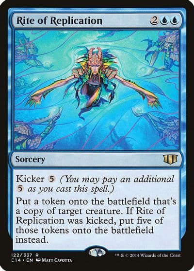 Rite of Replication Commander 2014 Magic card