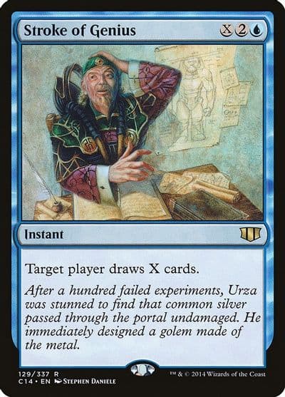 Stroke of Genius Commander 2014 Magic card