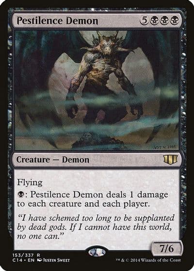 Pestilence Demon Commander 2014 Magic card