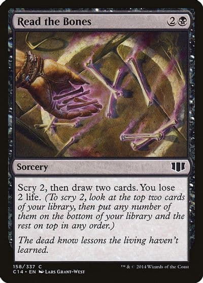 Read the Bones Commander 2014 Magic card