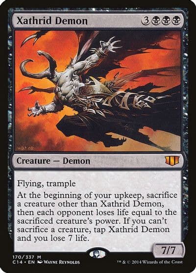 Xathrid Demon Commander 2014 Magic card