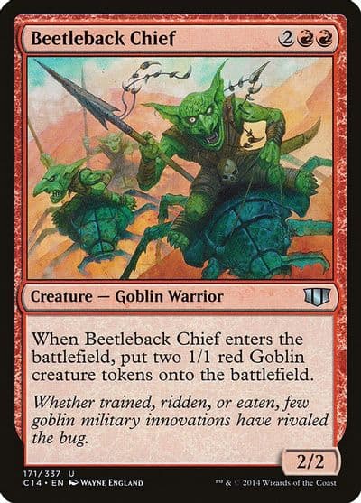 Beetleback Chief Commander 2014 Magic card