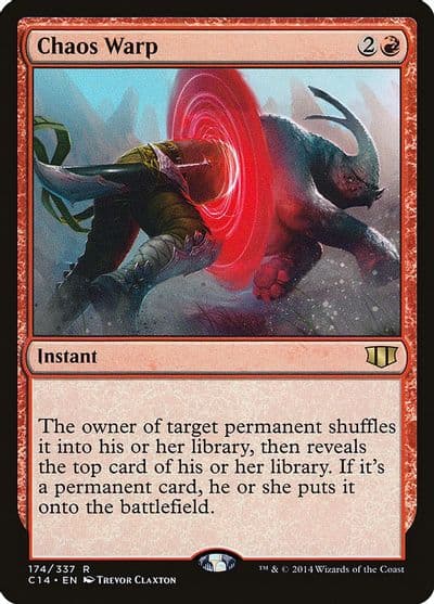 Chaos Warp Commander 2014 Magic card