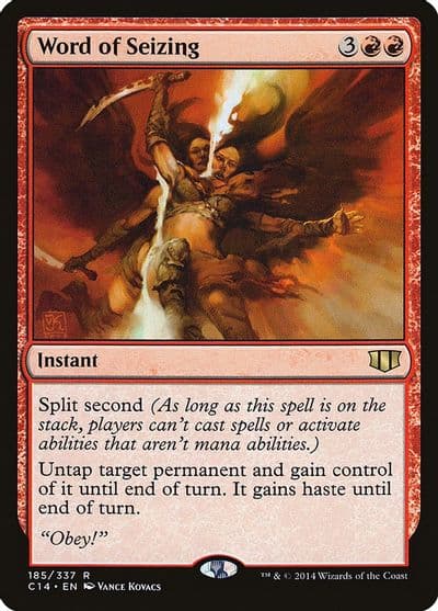 Word of Seizing Commander 2014 Magic card