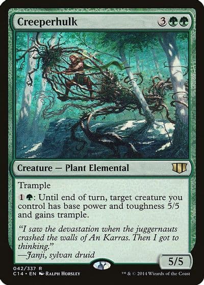Creeperhulk Commander 2014 Magic card