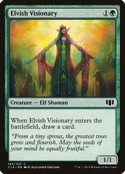 Elvish Visionary Commander 2014 Magic card