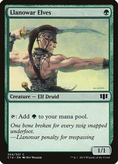 Llanowar Elves Commander 2014 Magic card