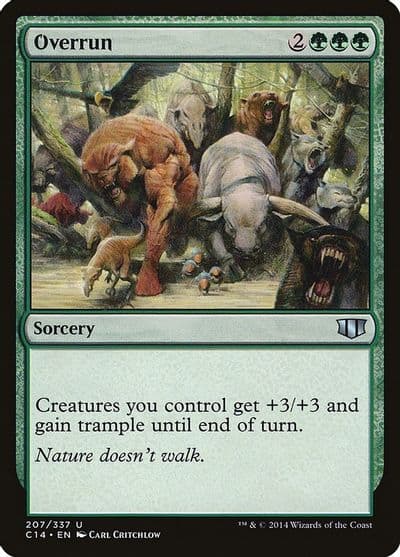 Overrun Commander 2014 Magic card