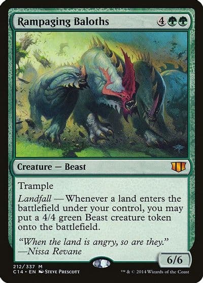 Rampaging Baloths Commander 2014 Magic card