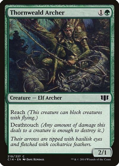 Thornweald Archer Commander 2014 Magic card