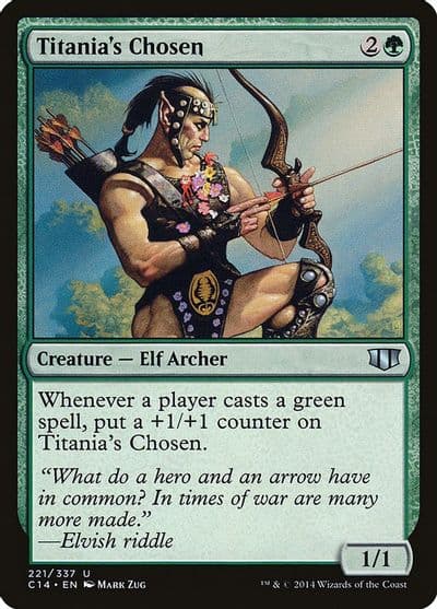 Titanias Chosen Commander 2014 Magic card