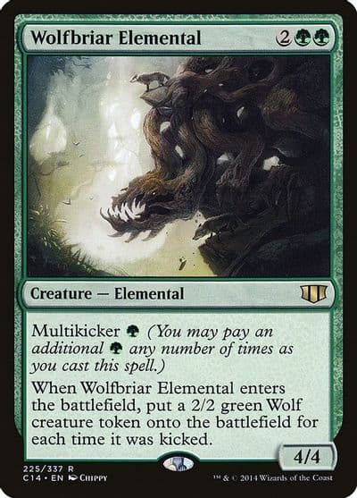 Wolfbriar Elemental Commander 2014 Magic card