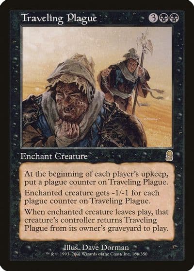 Traveling Plague Odyssey Magic card