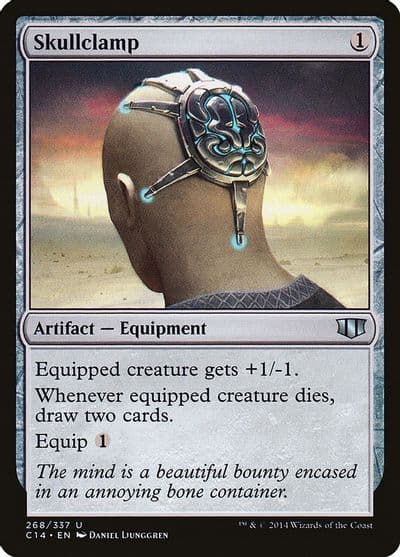 Skullclamp Commander 2014 Magic card