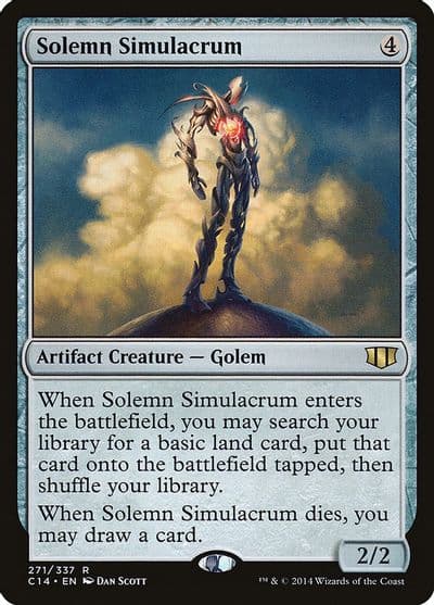 Solemn Simulacrum Commander 2014 Magic card