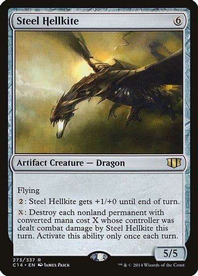 Steel Hellkite Commander 2014 Magic card