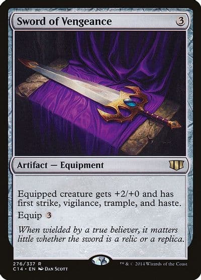 Sword of Vengeance Commander 2014 Magic card