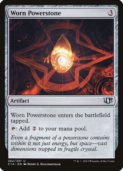 Worn Powerstone Commander 2014 Magic card