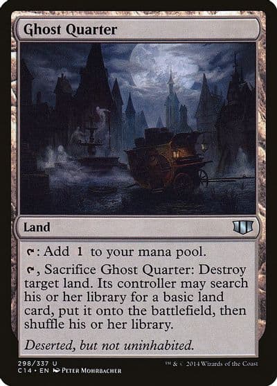 Ghost Quarter Commander 2014 Magic card