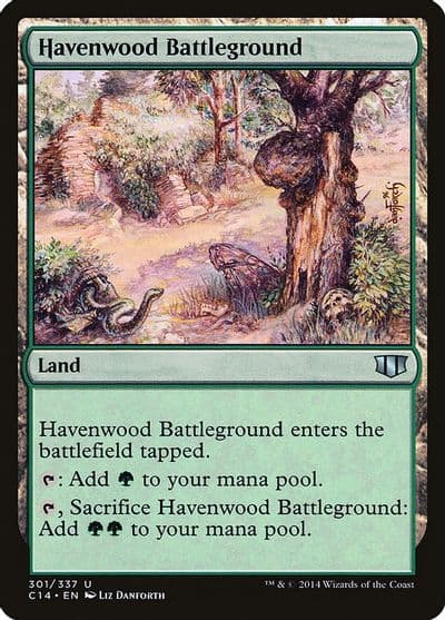 Havenwood Battleground Commander 2014 Magic card