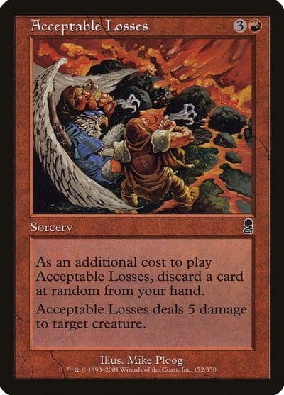 Acceptable Losses Odyssey Magic card