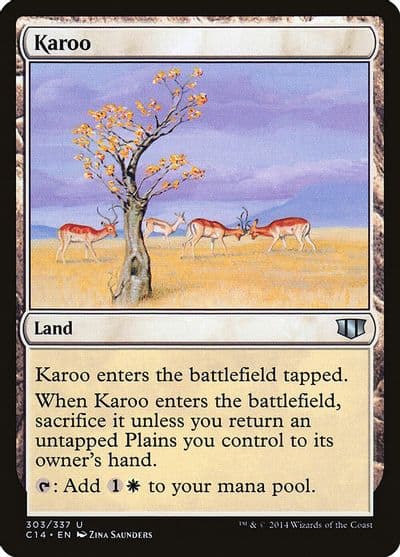 Karoo Commander 2014 Magic card