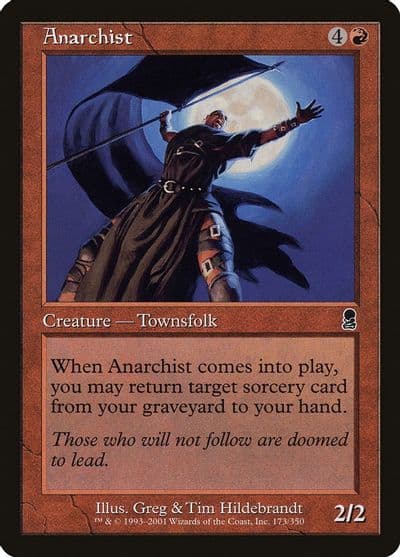 Anarchist Odyssey Magic card