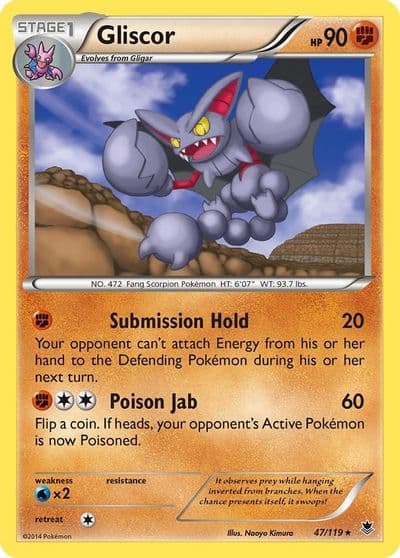 Gliscor XY - Phantom Forces Pokemon card