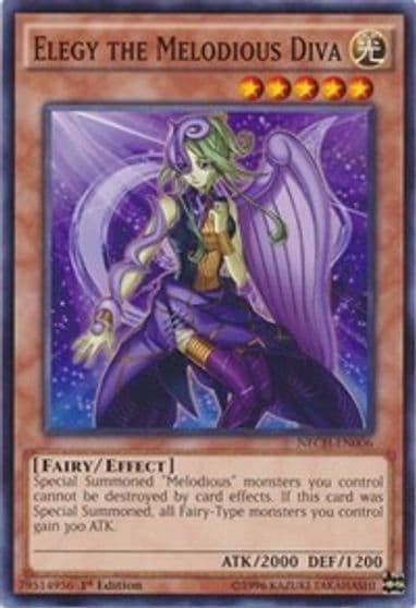 Elegy the Melodious Diva The New Challengers Yu-Gi-Oh! card